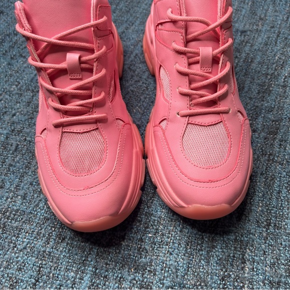 Steve Madden Bolt Chunky Pink Sneakers - Picture 3 of 9